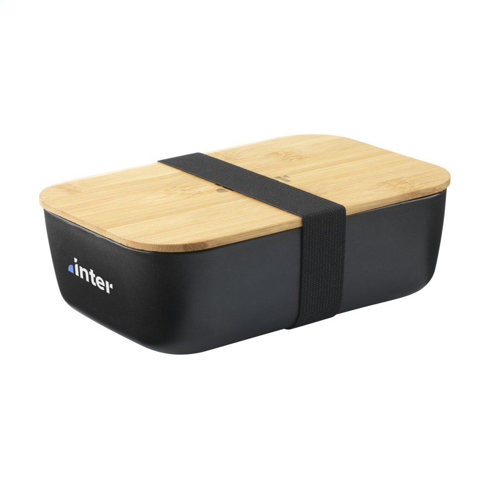 Logo trade promotional gifts picture of: Midori Bamboo Lunchbox