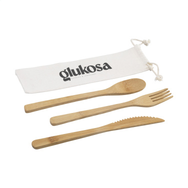 Logotrade promotional merchandise image of: Bambu Cutlery Set
