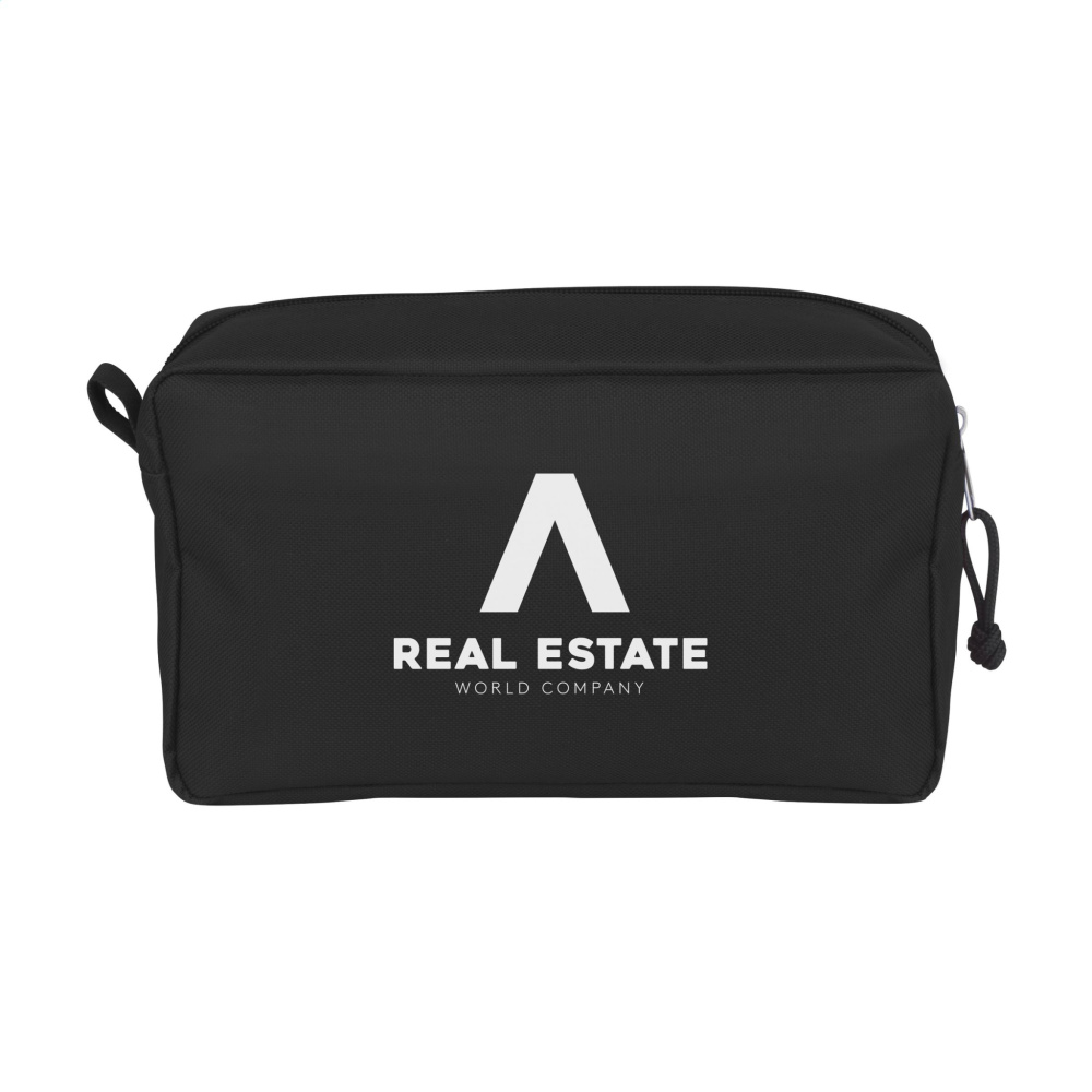 Logo trade corporate gifts image of: Stacey GRS RPET toiletry bag