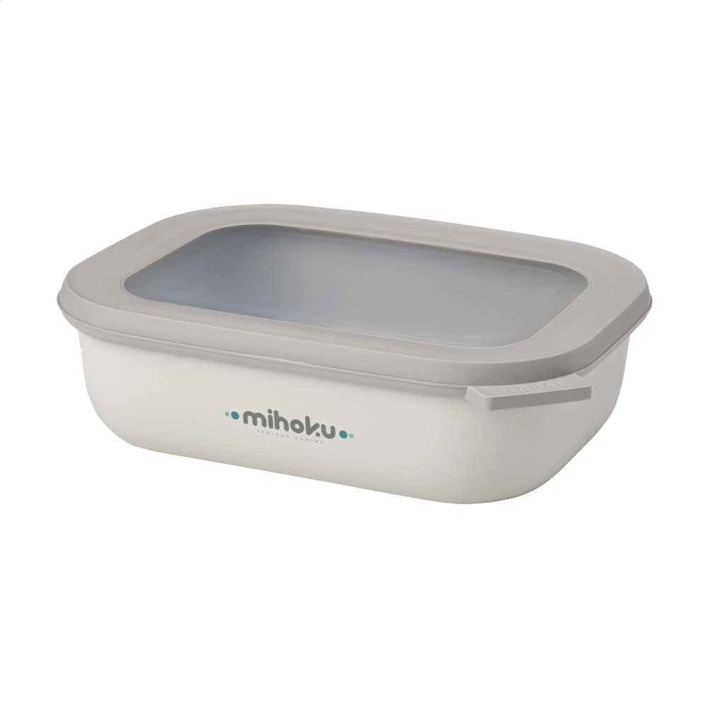 Logotrade promotional giveaway picture of: Mepal Cirqula multi use rectangular bowl 1 L lunchbox