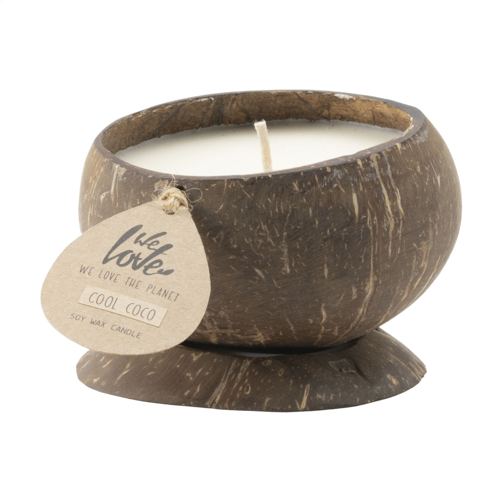 Logotrade corporate gift picture of: We Love The Planet Coconut Candle