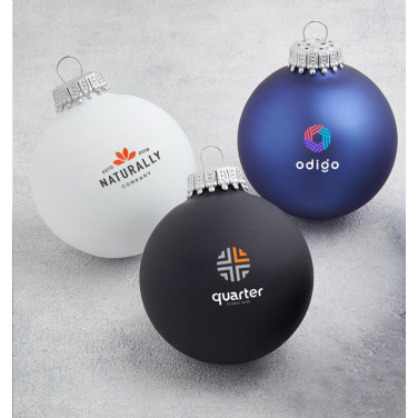 Logotrade corporate gift image of: Christmas Bauble Ø 6 cm - set of 4 - Made in Europe