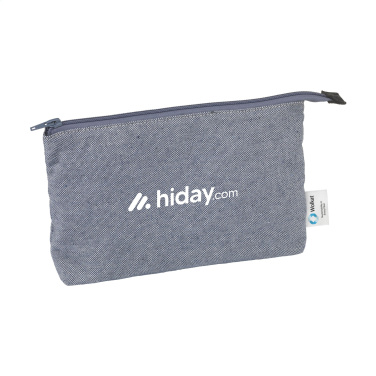 Logo trade promotional merchandise picture of: Wolkat Safi Recycled Textile Cosmetic Bag