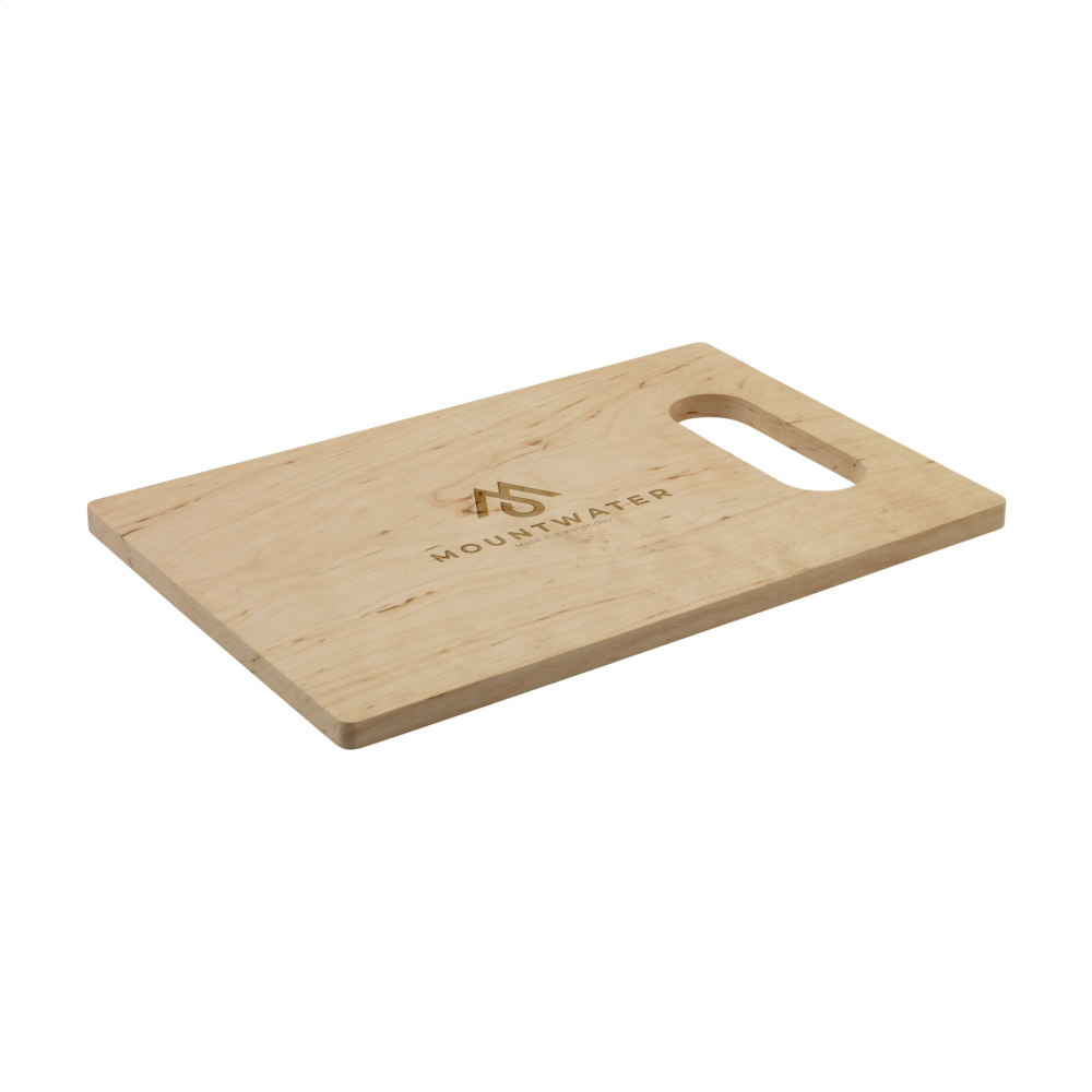 Logo trade corporate gift photo of: Alder Wood Chopping Board Open Grip