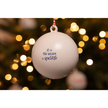 Logo trade corporate gifts image of: Christmas Bauble Ø 7 cm Recycled PP - Made in Europe