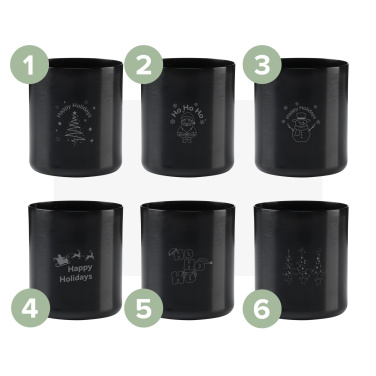 Logo trade promotional giveaway photo of: Wooosh Scented Candle True Wood X-Mas