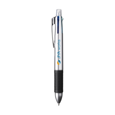 Logo trade promotional gifts image of: Quintet 5-in-1 pen pencil