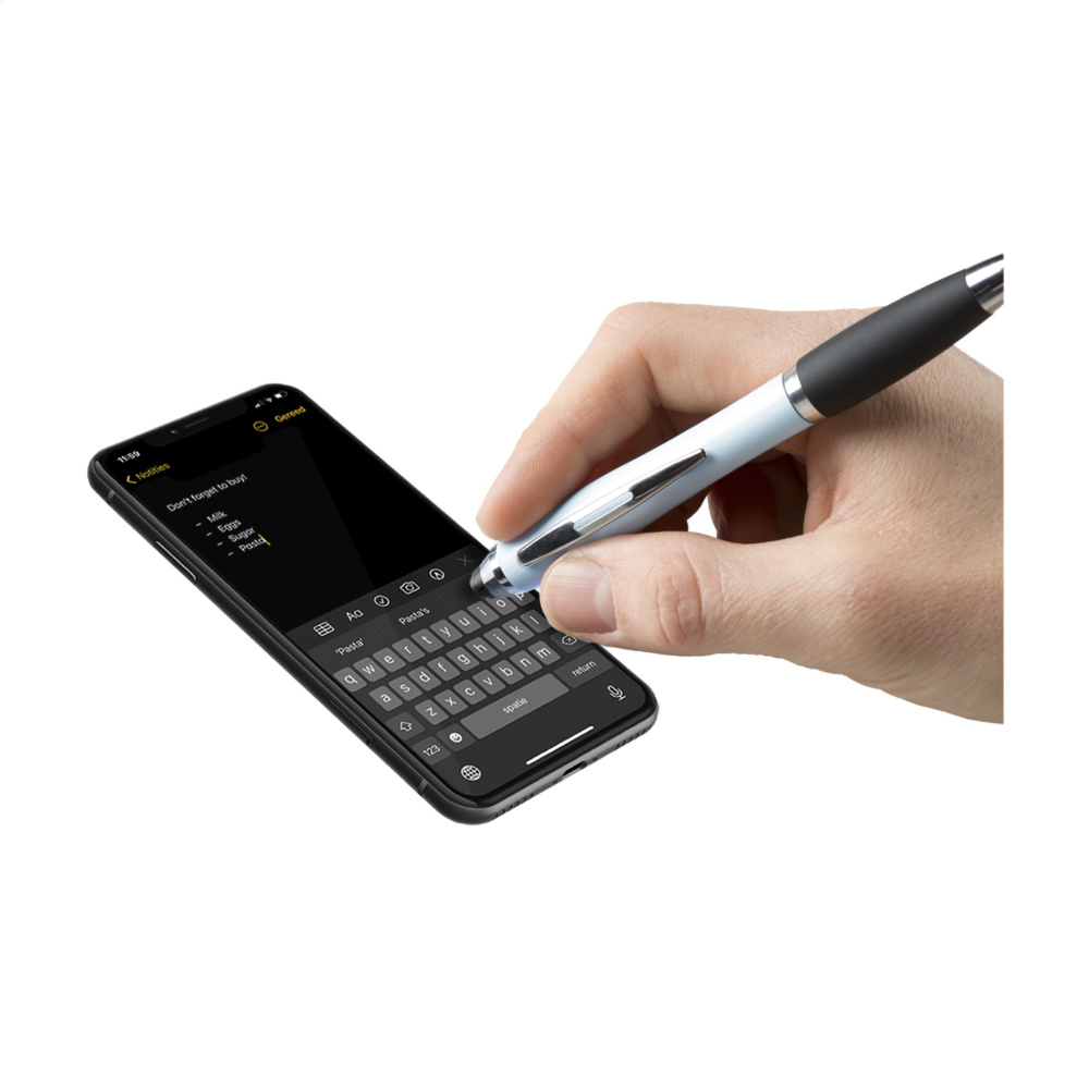 Logotrade promotional item image of: Athos Colour Touch stylus pen