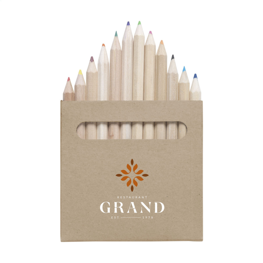 Logo trade business gift photo of: Pastelli coloured pencils