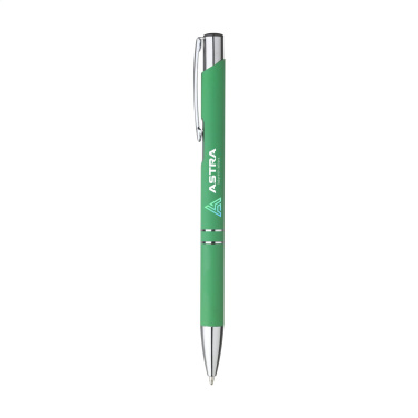 Logo trade promotional item photo of: Ebony Soft Touch Accent pen