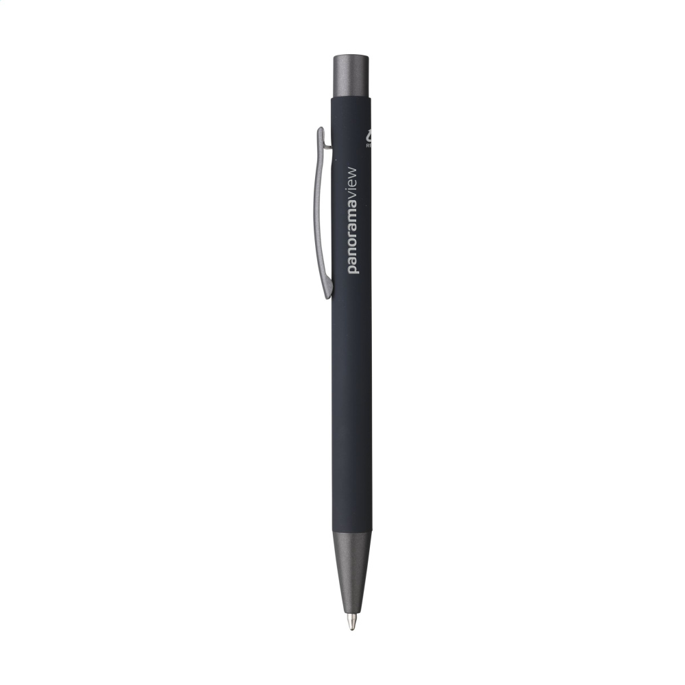 Logo trade promotional gifts picture of: Brady Soft Touch Recycled Alu pens