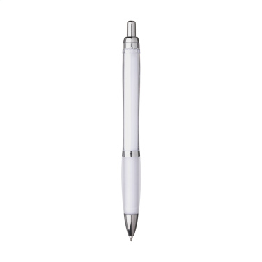 Logo trade promotional merchandise image of: Athos Solid GRS Recycled ABS pen