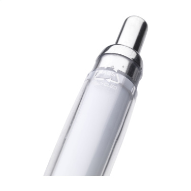 Logo trade promotional products image of: Athos Solid GRS Recycled ABS pen