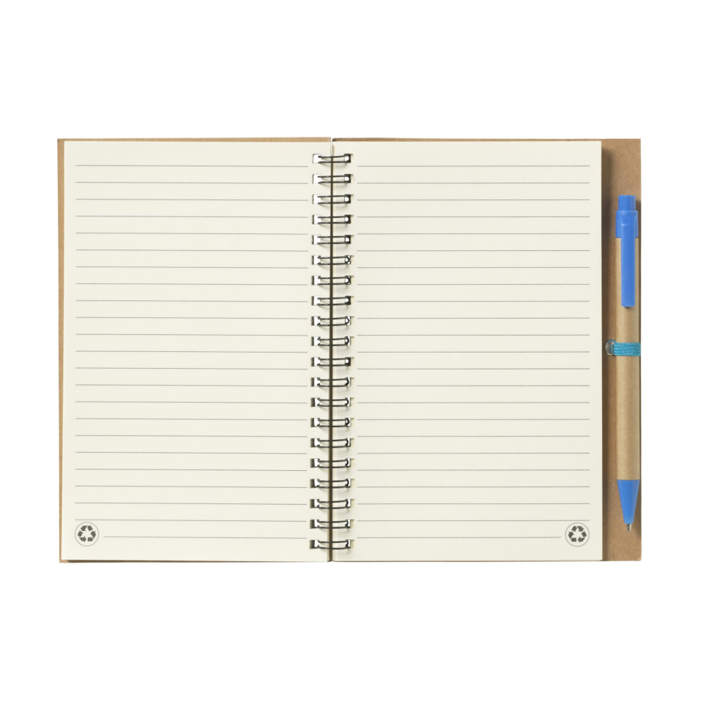 Logotrade promotional giveaways photo of: Recycle Note-L Paper notebook