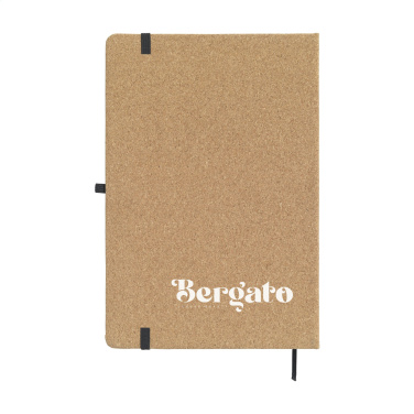 Logo trade advertising products image of: CorkNote A5 Paper notebook
