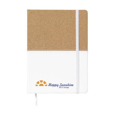 Logo trade promotional items image of: Journal Cork Paper Notebook