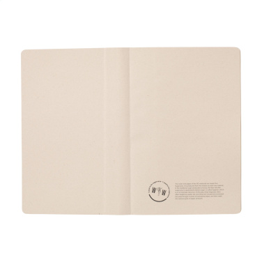 Logo trade promotional gifts picture of: Sugarcane Paper Notebook A5