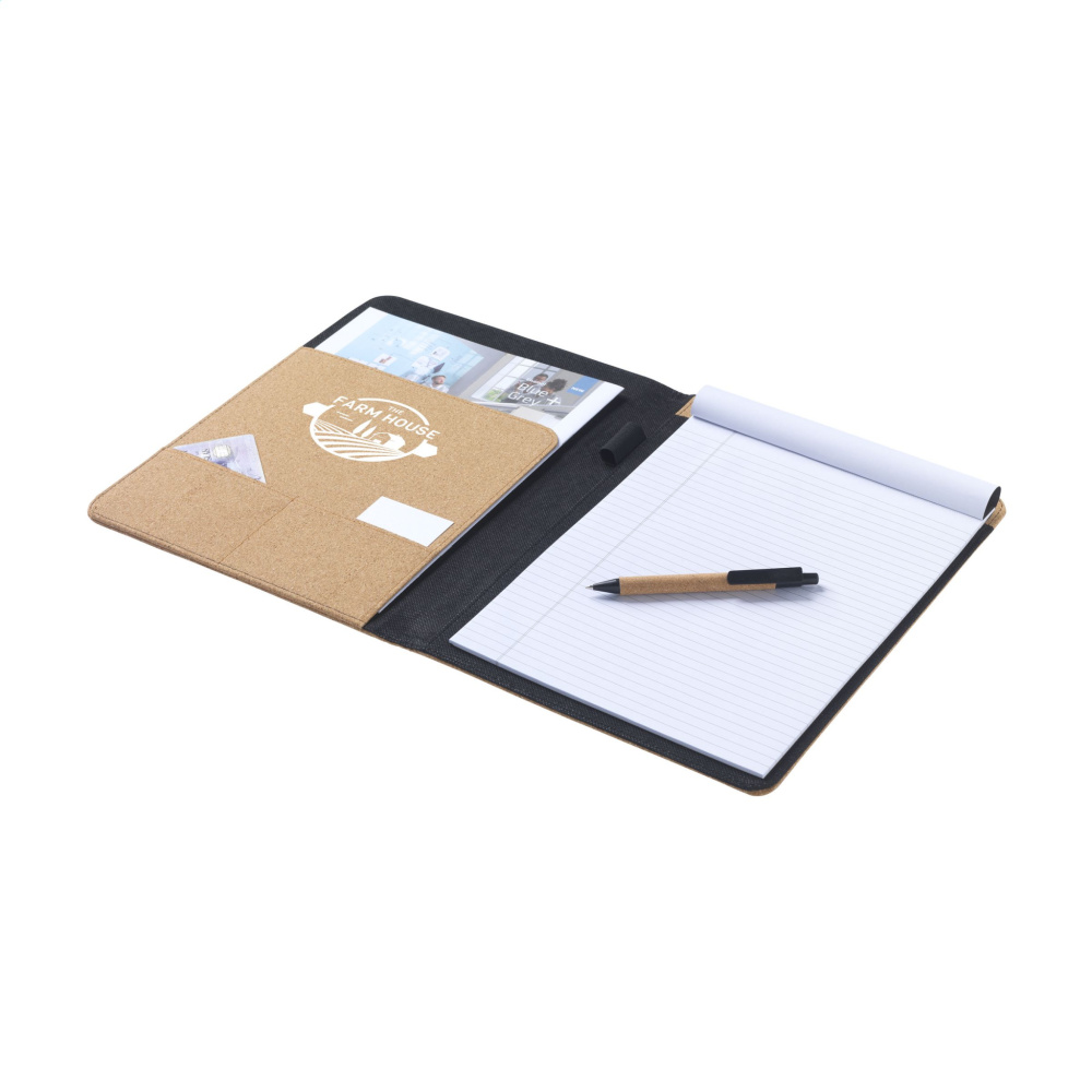 Logo trade promotional gift photo of: Eco Conference Cork A4 document folder