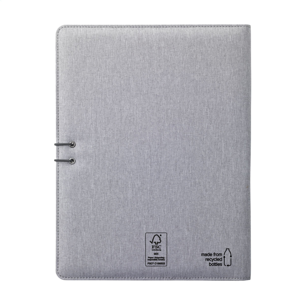 Logo trade promotional merchandise photo of: Quest Portfolio RCS RPET A4  document folder