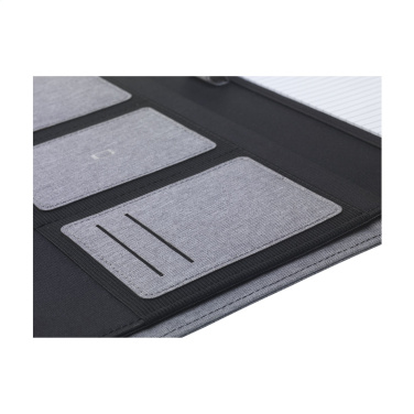 Logo trade business gifts image of: Quest Portfolio RCS RPET A4  document folder