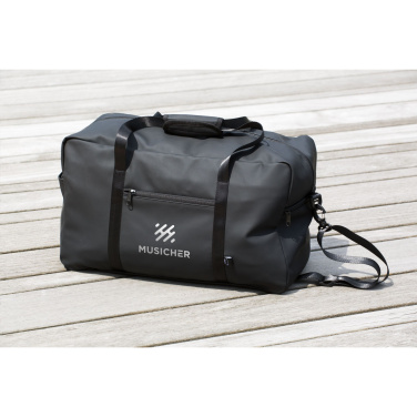 Logo trade promotional giveaways image of: Lennon RCS Recycled PU Sports-/Travelbag