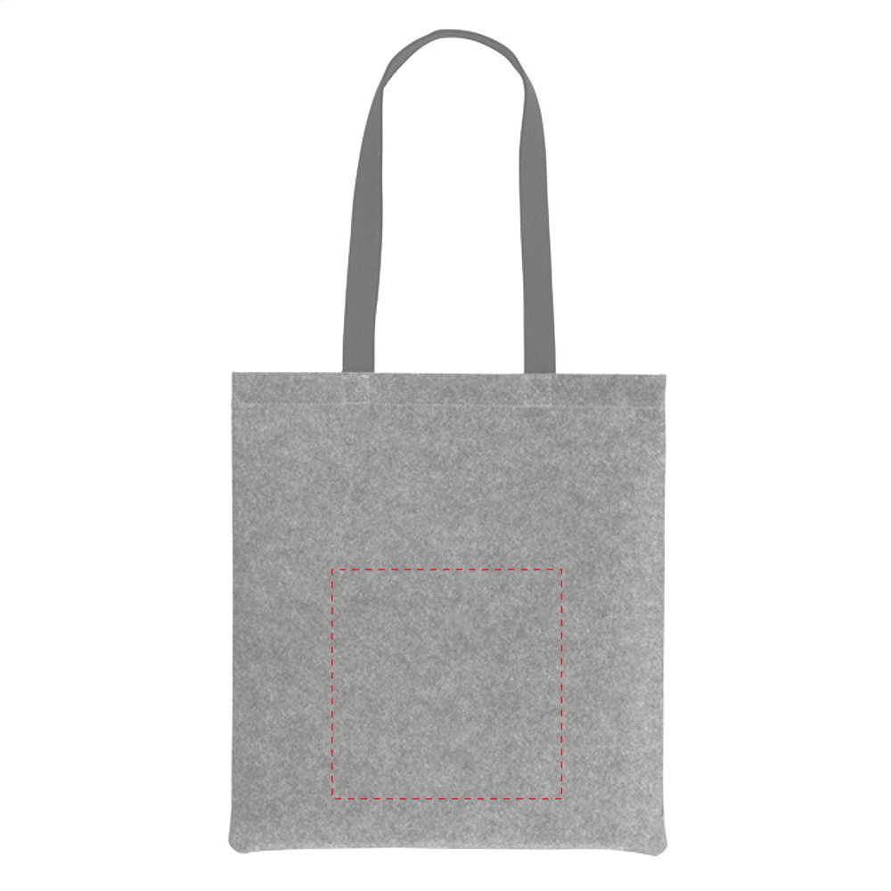 Logo trade promotional merchandise image of: Feltro GRS RPET Shopper