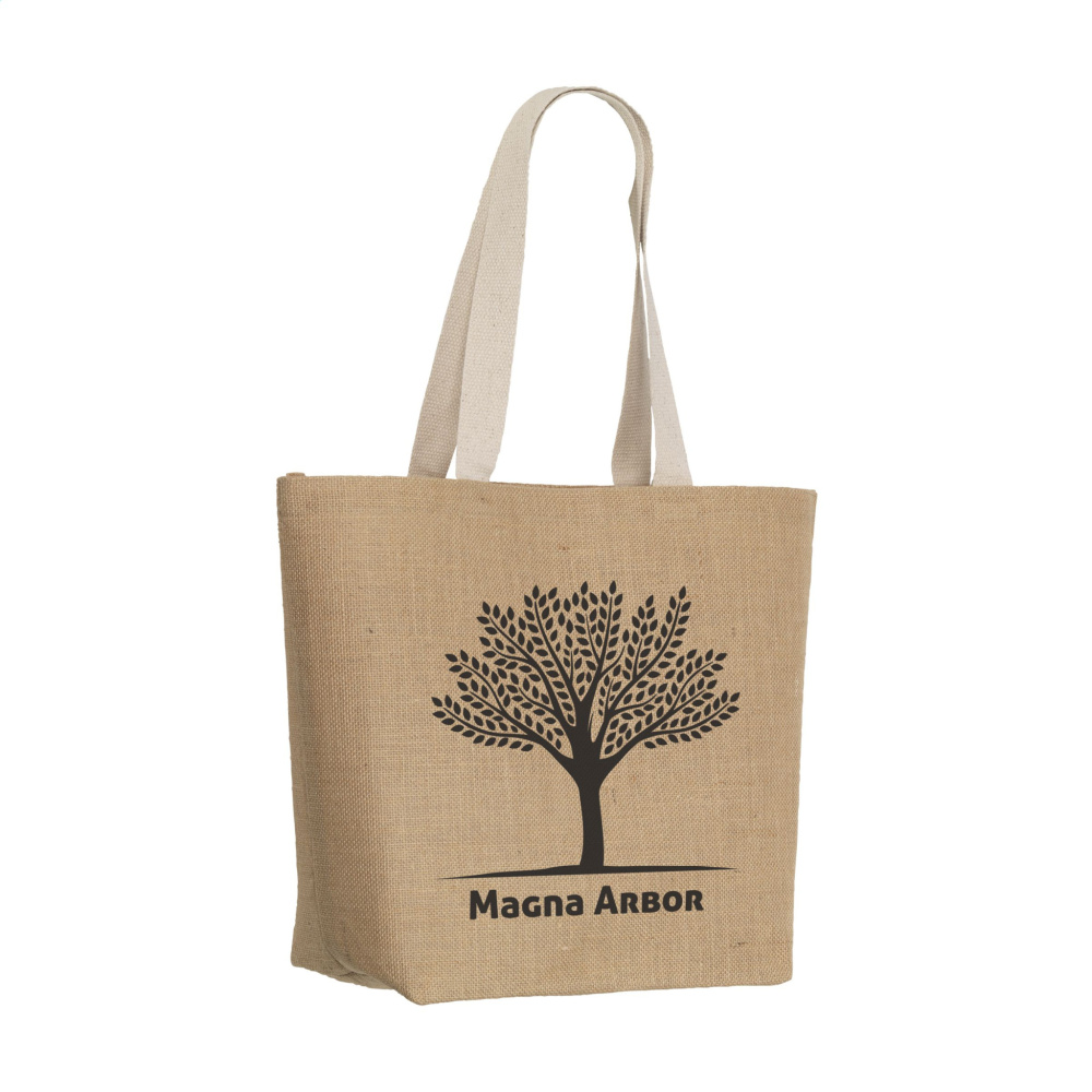 Logo trade promotional gifts picture of: Elegance Bag jute shopper