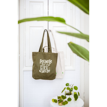 Logotrade promotional giveaway picture of: Organic Cotton Canvas Tote Bag (280 g/m²)