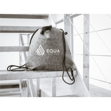 Logotrade promotional giveaway picture of: GRS RPET Felt PromoBag Plus backpack