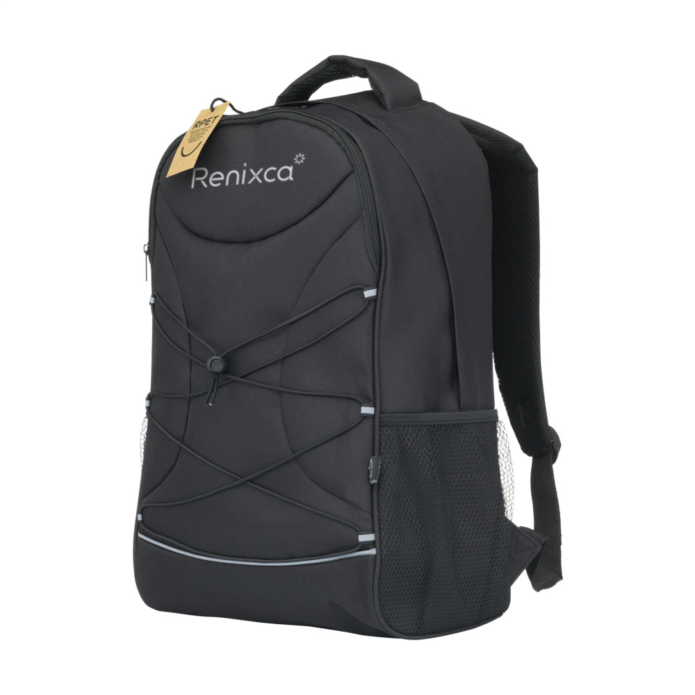 Logo trade promotional merchandise picture of: Flashline GRS RPET Laptop Backpack