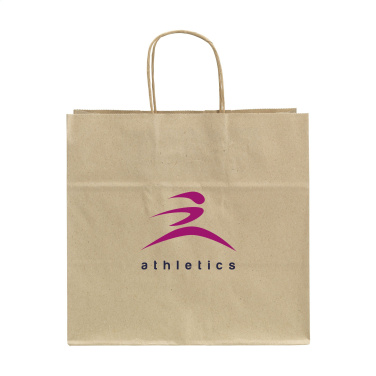 Logo trade promotional gifts picture of: Leaf It Bag recycled grass paper (90 g/m²) L