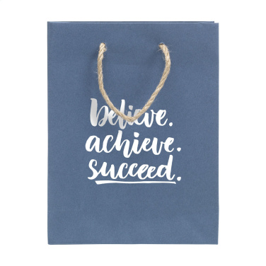 Logotrade promotional merchandise photo of: Leaf It Bag recycled with jeans fibres (180 g/m²) S