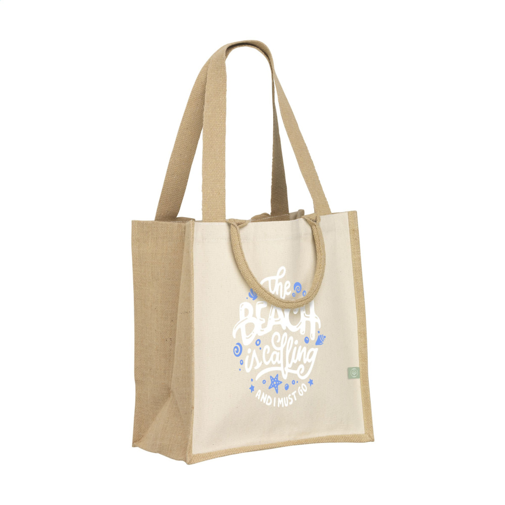 Logo trade business gifts image of: Yucatan Shopper Organic Cotton (320 g/m²)