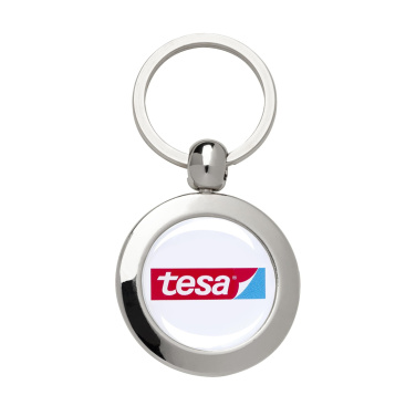 Logo trade promotional merchandise photo of: DomingKey Round
