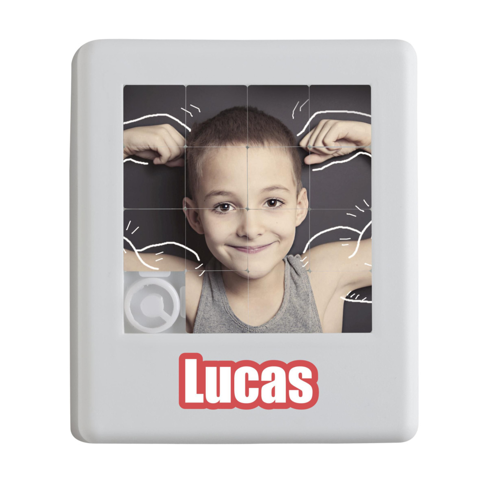 Logo trade promotional giveaways image of: Shuffle slide puzzle