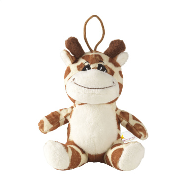 Logo trade promotional giveaway photo of: Animal Friend Giraffe cuddle toy