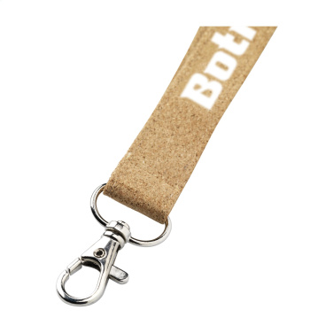 Logo trade promotional gifts image of: Lanyard Cork 2 cm keycord