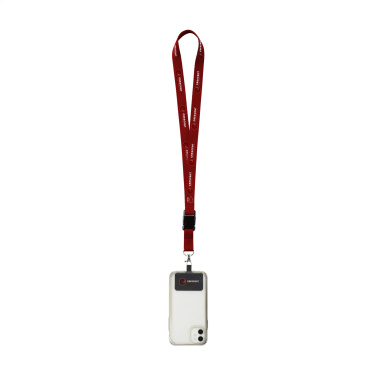 Logotrade promotional giveaways photo of: Lanyard Sublimatie Buckle RPET 2 cm with Patch keycord