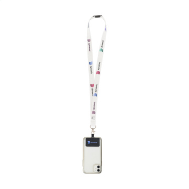 Logotrade promotional gift image of: Lanyard Sublimation Safety RPET 2 cm with Patch