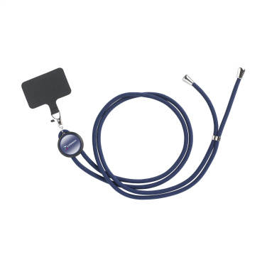 Logo trade promotional giveaway photo of: Lace Lanyard GRS RPET 5 mm keycord