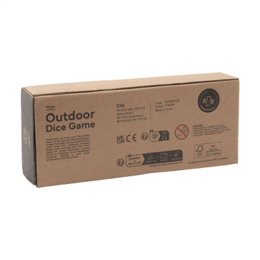Logotrade promotional giveaway image of: Outdoor Dice Game