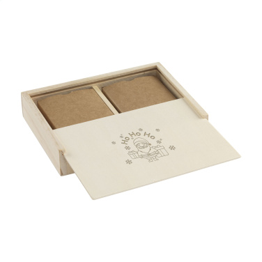 Logo trade corporate gifts image of: Recycled Playing Cards Double X-Mas