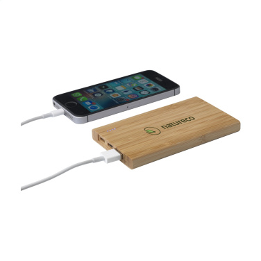Logotrade promotional item image of: Bamboo 4000 Powerbank external charger