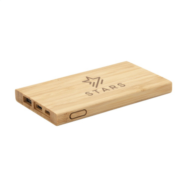 Logo trade advertising products image of: Bamboo 4000 Powerbank external charger