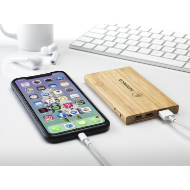 Logotrade corporate gifts photo of: Bamboo 4000 Powerbank external charger