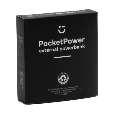 Logo trade promotional giveaways image of: PocketPower 5000 RCS Recycled Powerbank