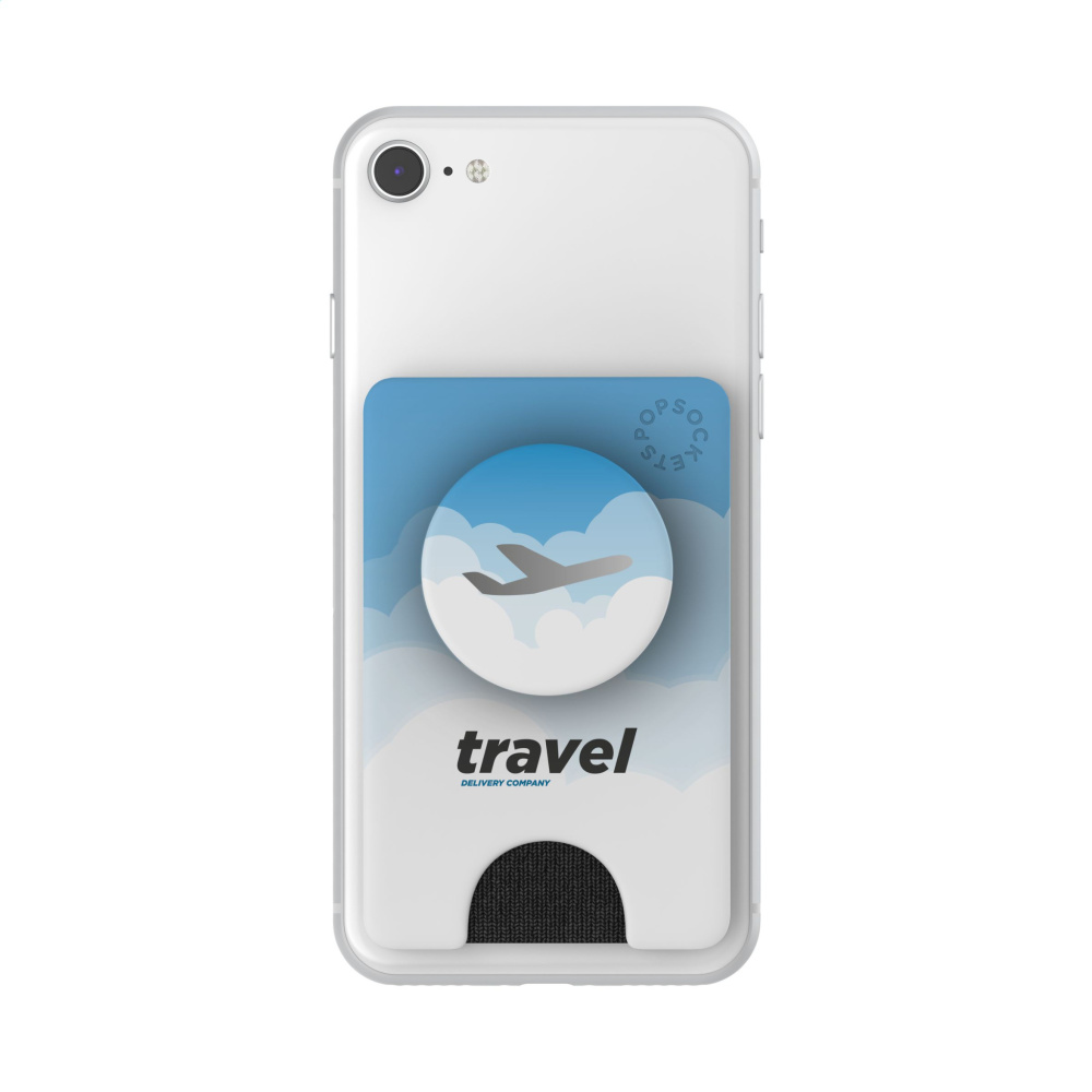 Logotrade promotional merchandise picture of: PopSockets® PopWallet+ card holder with PopGrip