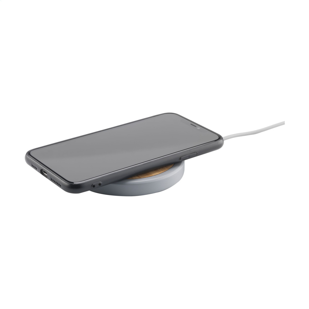 Logo trade corporate gifts image of: Lidos Stone ECO 10W Wireless Charger