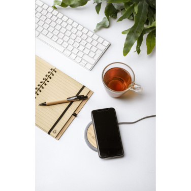 Logotrade promotional merchandise image of: Lidos Stone ECO 10W Wireless Charger