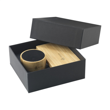 Logo trade corporate gift photo of: PowerBox Bamboo gift set